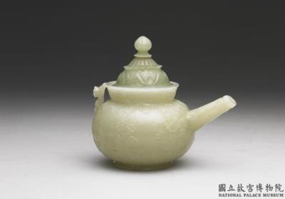 图片[3]-Jade teapot with handle, Mughal Empire-China Archive